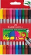 Faber-Castell Çift Taraflı Keçeli Kalem 10 Renk