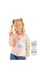 Denokids Unicorn Kız Çocuk Pembe Triko Kazak Çok Renkli