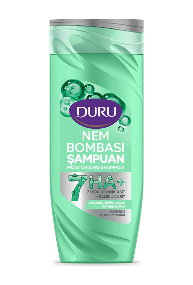 Duru Nem Bombası Arındırıcı & Hacim Verici Şampuan 400 Ml Yağlı