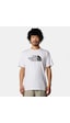 The North Face M Ss Easy Tee Erkek Tişört Nf0a8a6cfn41 Nf0a8a6cfn41 Bey Beyaz