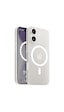 Apple Uyumlu iPhone Buff 16 Plus Magsafe Slimfy Kılıf White Apple Uyumlu iPhone Buff 16 Plus Magsafe Slimfy Kılıf White