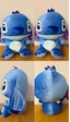 Büyük Boy Peluş Stitch Koala Oyuncak Stich Pelüş Stiç Askılı 45 Cm Mavi