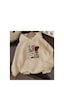 Herkesemoda Love Yazı Detaylı İçi Polarlı Kapüşonlu Sweatshirt Bej Herkesemoda Love Yazı Detaylı İçi Polarlı Kapüşonlu Sweatshirt Bej