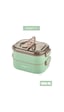 Vagonlife 1 L İki Kat Üç Bölme Paslanmaz Çelik Bento Lunch Box Sos Kaseli Mode