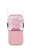 Torima F-05 Mini Fan Tutmalı Şarjlı 3 Kademeli Vantilatör Klima Soğutucu Fan Pembe