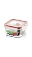 Silikon Contalı Kilitli Kare Saklama Kabı 300 Ml Silikon Contalı Kilitli Kare Saklama Kabı 300 Ml