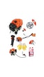 Böhrer 4.5 Hp Yan Tipi Benzinli Ot Çalı Çim Biçme Makinesi Tırpanı & Eldiven
