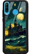 Huawei P30 Lite Van Gogh Tasarımlı Glossy Telefon Kılıfı Çok Renkli