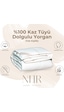 %100 Kaz Tüyü Dolgulu, %30 Gıdık Tek Kişilik Yorgan / 155x215