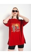 Medinenur Çöl Tema Baskı Unisex Tshirt Kırmızı Medinenur Çöl Tema Baskı Unisex Tshirt Kırmızı