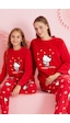 Siyah İnci Lisanslı Polar Çok Renkli Nakışlı Bisklet Yaka Pijama Takım Hk320 Kırmızı Siyah İnci Lisanslı Polar Çok Renkli Nakışlı Bisklet Yaka Pijama Takım Hk320 Kırmızı