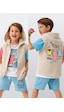 Denokids Canavar Erkek Çocuk Yelek Gömlek Çok Renkli