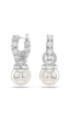 5691716 Swarovski Küpe Matrıx:pe Pearl Whıte/rhs Metalik