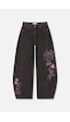 Kadın Koyu Kot 2w6-161 Barrel Fit Özel Tasarım Denim Jean Füme