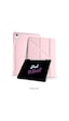 Apple Uyumlu iPad 11. Nesil A16 2025 11 İnç Kalem Bölmeli Standlı Fuchsia Tri Folding Tablet Kılıfı Tablet Kılıfı