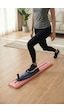 Ev Tipi Full Body Egzersiz Aleti - Direnç Halatlı Kayar Board Sistemli Fitness Seti Pembe