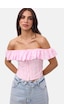 it's basic Kadın Pembe Balenli Bağcıklı Özel Tasarım Straplez Büstiyer it's basic Kadın Pembe Balenli Bağcıklı Özel Tasarım Straplez Büstiyer