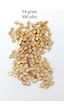 Oya Abiye Bileklik Kolye Pleksi Metalik Plastik Pul Altın Renk 24 Gram 300 Adet - Bnc536