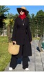 Rabia Şamlı Yaren Üçlü Takım Siyah Normal
