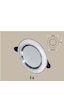 CT-5257 6W/6400K ZEBRA LED ARMATÜR (BEYAZ-KROM) (BEYAZ-12ADET) CATA