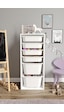 %100 Mdf - Large Mono 6 Sepetli Oyuncak Dolabı Beyaz