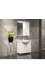 Yıldız Banyo Dolabı 55 Cm Beyaz Mdf Beyaz