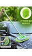 Mucit Home Araba Yıkama Fırçası Oto Yıkama Mop Mikrofiber Bezli Teleskopik Saplı 1 Yedek Bez