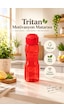 Porsima 911037-c Bpa Free Motivasyon Sporcu Su Matarası Suluk 0,7lt Su Şişesi Kırmızı