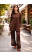 Lale Butik Kolları Ve Paçası Taş İşleme Detay Sıfır Yaka Triko Takım 17019 Kahverengi Lale Butik Kolları Ve Paçası Taş İşleme Detay Sıfır Yaka Triko Takım 17019 Kahverengi