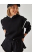 Shade Kadın Kapişonlu Dantel Detaylı Sweatshirt 60601028 - Siyah