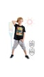 Catch Wave Shark Lacivert Erkek Çocuk Yazlık T-shirt Kapri Şort Takım