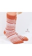 Kral Socks Özel Üretim 3 Çift Kalın Kışlık %100 Yün Çizgili - Motif Desenl Asorti