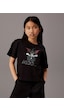 Uyguntarz Çocuk Mood Baskılı Pamuklu Tshirt Siyah