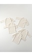 Tinylamb Krem Renk Bebek Kruvaze Set - 5 Parça Krem