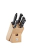 Zwilling 361310030 Gourmet Blok Bıçak Seti 6 Parça Siyah