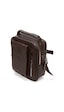 Newish Polo Erkek Deri Kapaklı Omuz Ve El Çantası 17x22cm New337 Kahverengi - Taba