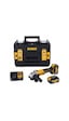 Dewalt DCG407M2T-QW 18V XR Kömürsüz Avuç Taşlama 2x4.0AH Akü + Tstak Çanta Set