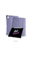 Apple Uyumlu iPad 11. Nesil A16 2025 11 İnç Kalem Bölmeli Standlı Fuchsia Tri Folding Tablet Kılıfı Tablet Kılıfı