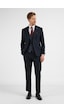İmza Lacivert Mono Yaka Kazayağı Desen Yelekli 6 Drop Slim Fit Takım Elbise 1001255175 Lacivert
