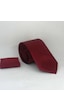 Gaffy Bordo Klasik Düz Renk Mendilli Saten Kravat - KS-09 Bordo Gaffy Bordo Klasik Düz Renk Mendilli Saten Kravat - KS-09 Bordo