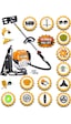 Eısenn German BCF 550 Sırt Tipi Ot Çim Biçme Tırpanı 14 Parça Full Toprak Eşeleme Akrobat Çapa Çelik Fırça