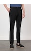 İmza Siyah Yan Cep Düz Paça Armürlü Slim Fit Pamuklu Chino Pantolon 1003260161