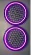 Hoparlör Kapağı 16 Cm Ledli 2'li Takım - Pembe
