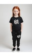 Fyk Kids Kız Çocuk Baskılı Start Up Alt-üst Pijama Takımı Siyah
