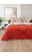 Battal Wellsoft Yorgan Çift Taraflı Yastık Kılıflı 215x235 Cm Turuncu