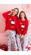 Siyah İnci Lisanslı Polar Çok Renkli Nakışlı Bisklet Yaka Pijama Takım Hk310 Kırmızı Siyah İnci Lisanslı Polar Çok Renkli Nakışlı Bisklet Yaka Pijama Takım Hk310 Kırmızı