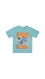 Civil Boys Robo Shark Basklı 2-5 Yaş Tişört - Yeşil Koyu Mint