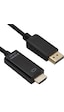 Displayport To Hdmi Kablo Altın Uçlu 4k 1.8mt Yüksek Çözünürlük