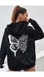 Medinenur Unisex Siyah Kelebek Baskılı Kapüşonlu Sweatshirt siyah Medinenur Unisex Siyah Kelebek Baskılı Kapüşonlu Sweatshirt siyah