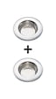 2 Li Paslanmaz Çelik Lavabo Süzgeci 11.5 Cm Evye Gider Süzgeci 304 Çelik Büyük Boy Diğer